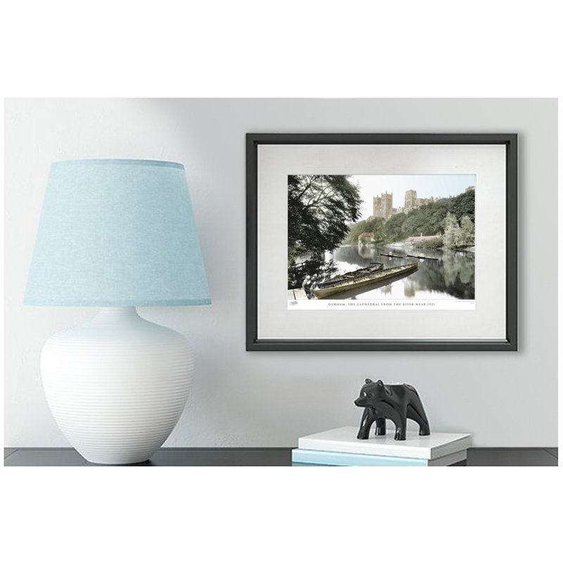 Durham, The Cathedral From The River Wear 1921 by Francis Frith - Single Picture Frame Print, 60cm H x 80cm W x 2.3cm D