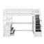 Lit mezzanine simple avec bureau et tablettes-634070677-634070678