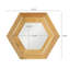 Miroir mural 18,5 "Hexagon-1108136189