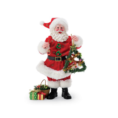 Christmas Traditions  Holiday Accents Santa 10.5in