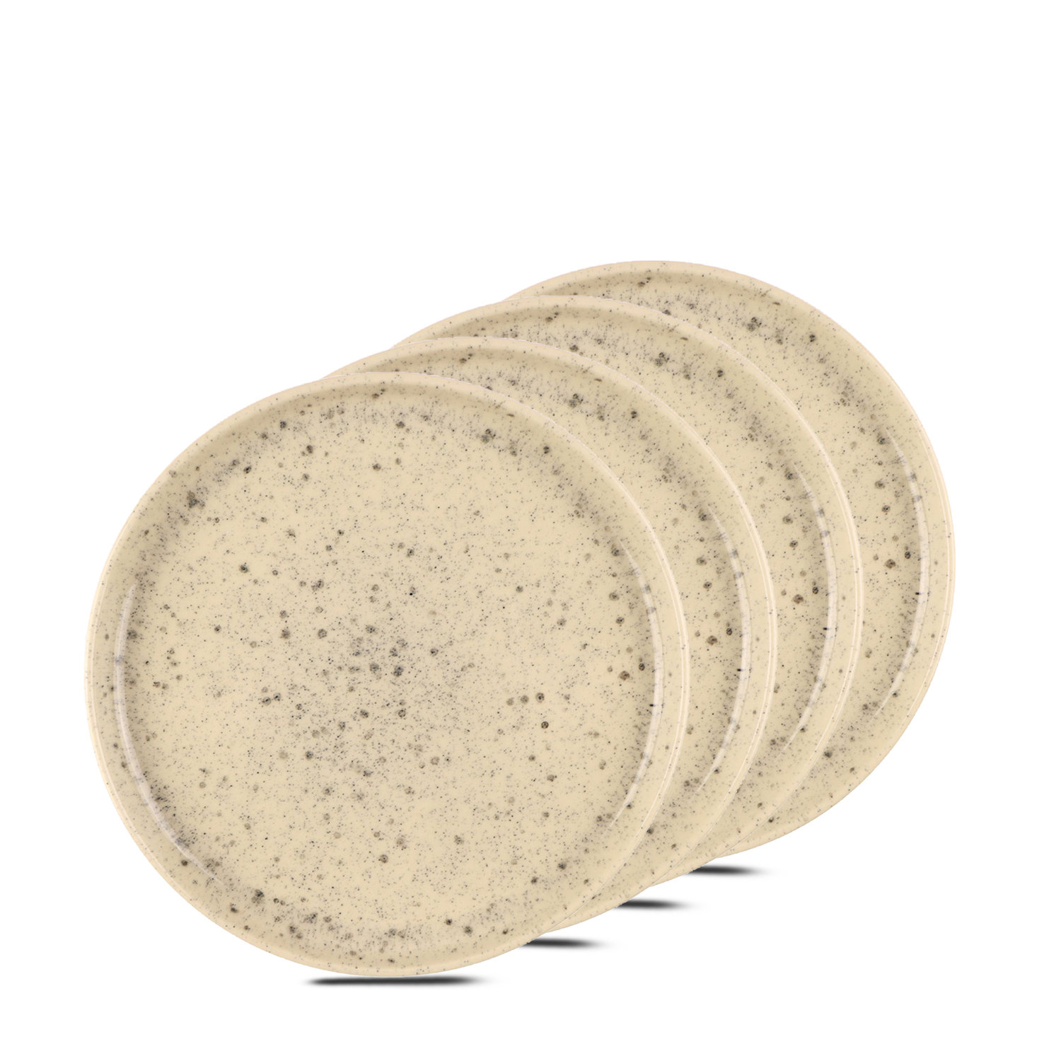 Avenal Commercial Dishwasher Safe 7'' Stoneware , Set of 4, Beige