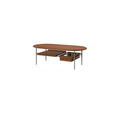 Table basse de style rétro américain