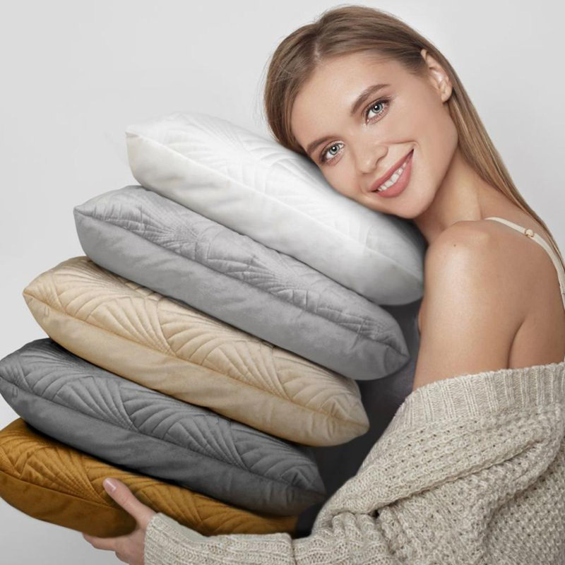 Microfiber Square Pillow Case, Dark Green
