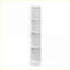 Cabinets Modern White 2-Door Storage Cabinet with 3 Fixed Shelves | Minimalist | Kitchen-1456794668