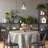 Faux Linen Solid Color Tablecloth-88120295-88120296