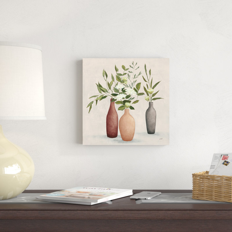 Bouquet naturel I gris, H 12 po x l 12 po