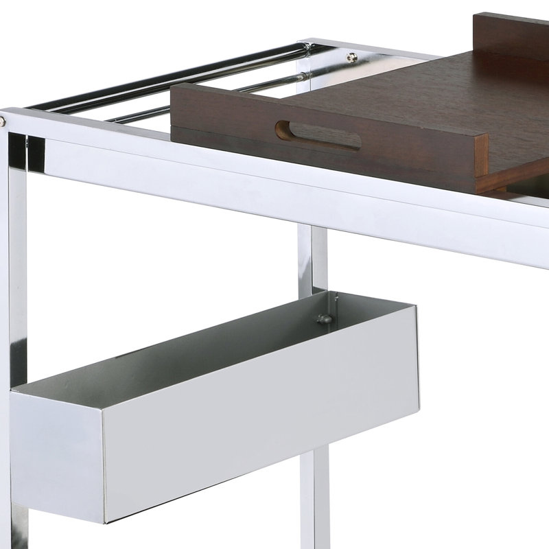 Serving Cart, Chrome
