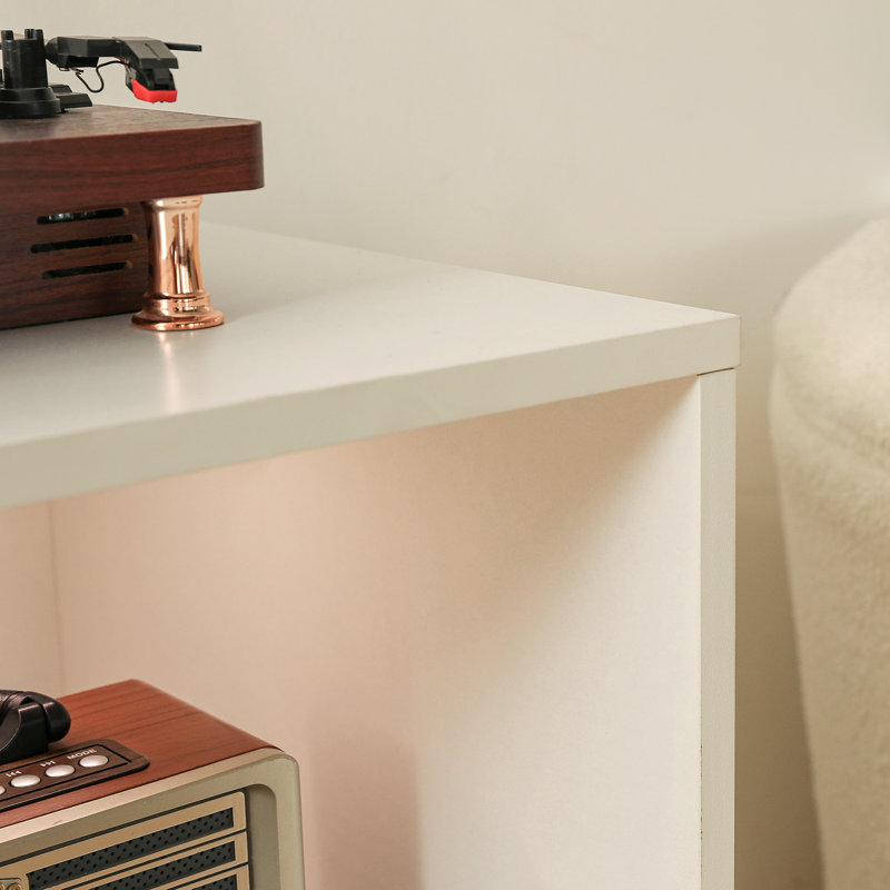 Support audio avec lumières DEL, Blanc
