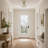 1-Transparent glass dimmable iron Flush Mount light