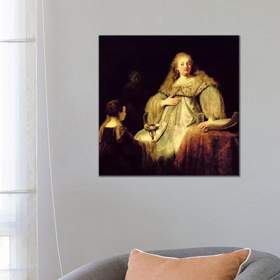 Artemisia, 1634 by Rembrandt Van Rijn - Wrapped Canvas Print