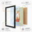 Minimalist Fox Modern - Framed Print-498271546-498271547