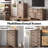 Coghiel 5 Drawer 31.5" W Farmhouse Wooden Dresser, Gray-102336713