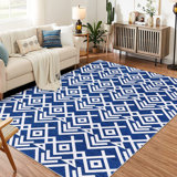 Tapis rectangulaire lavable rectangulaire Leilamarie
