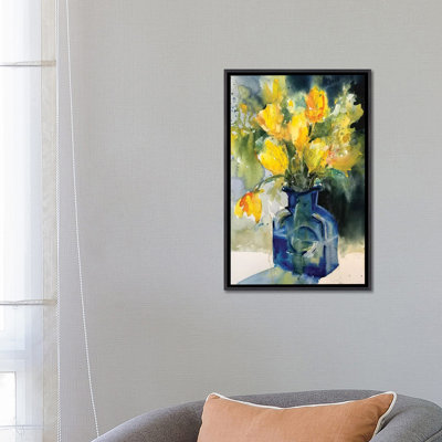 «Yellow Tulips» par Sarah Yeoman - reproduction d'art