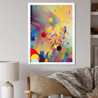 Crystalline Consciousness In Retro Tones I - Modern Wall Art géométrique salon