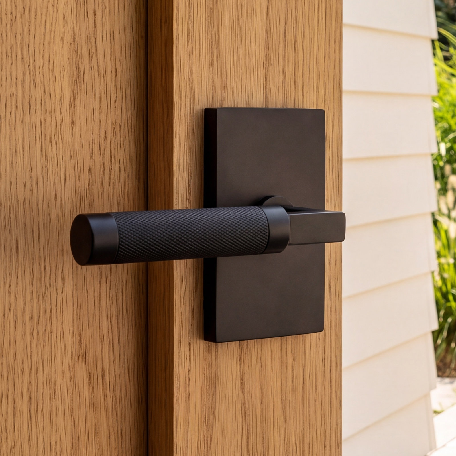 Emtek Select Knurled Privacy Door Lever, Right