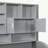 Twin Size bed with LED Armrest Lights, Storage Shelves and Cabinets-1077224178