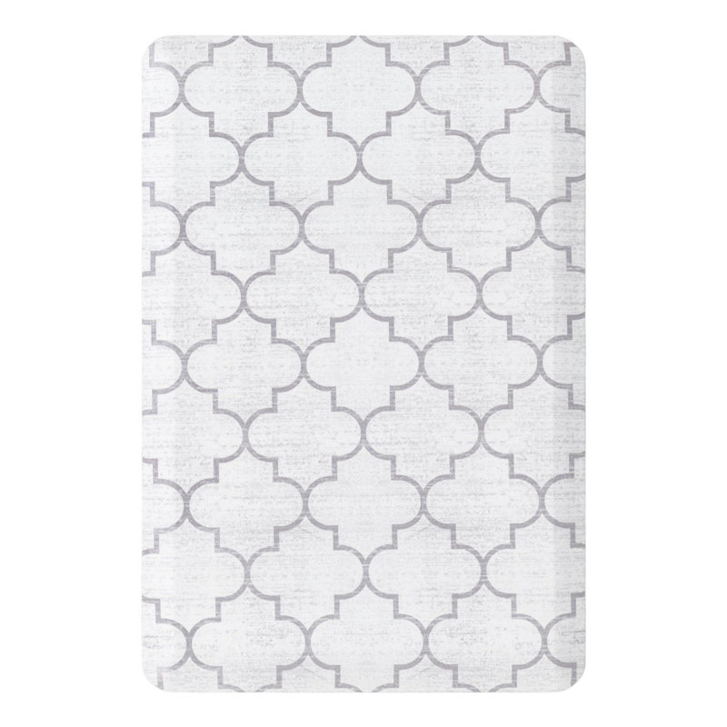 Tapis anti-fatigue Annetrude, Rectangle 2 pi x 3 pi, Blanc