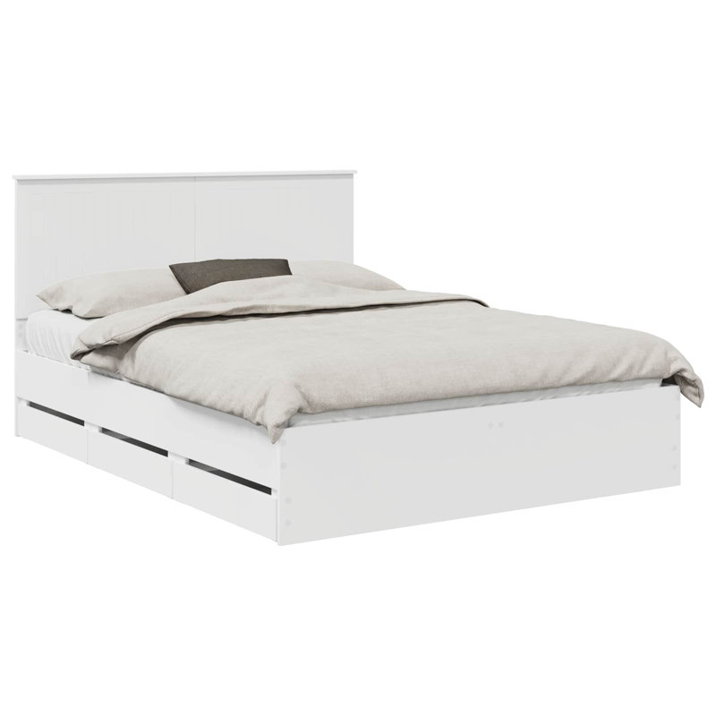 Bed, Kingsize (5'), White