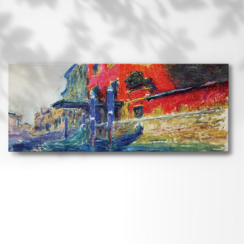 " The Red House, 1908 ", 24" H x 60" W x 1.5" D