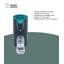 Countertop Top Loading Electric Water Cooler in Black/Teal