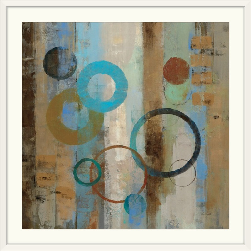 « i » par silvia vassileva,, reproduction d’art Bubble Graffiti, H 35 po x l 35 po x P 1,5 po, Toile