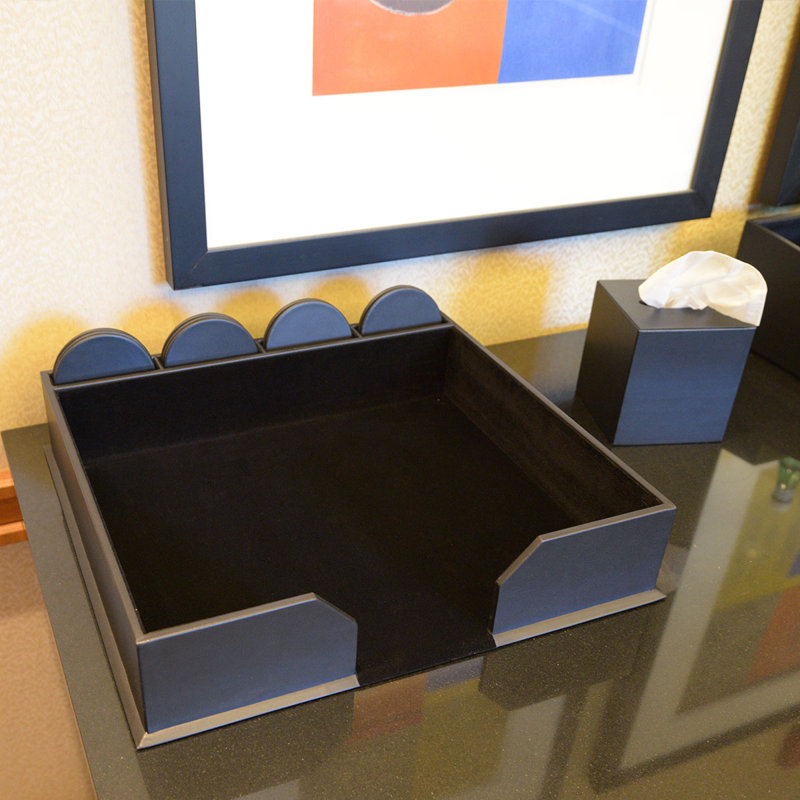 Bramfield Leather Stackable Paper Organizer
