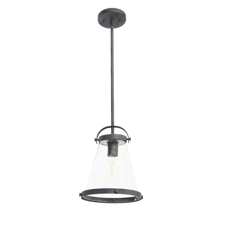 Plafonnier en métal Brandle, zinc vieilli, Gris