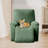 4-Piece Recliner Chair Covers, Elastic Recliner Slipcover With Pocket, Stretchable Bottom And Ties-1708715551