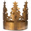 Bougeoirs de pilier de sapin de Noël - 3,75 po - bronze - ensemble de 4