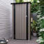 3 ft. W x 2 ft. D Outdoor Metal Lean To Shed with Sloping Roof, Lockable Door-2007689490
