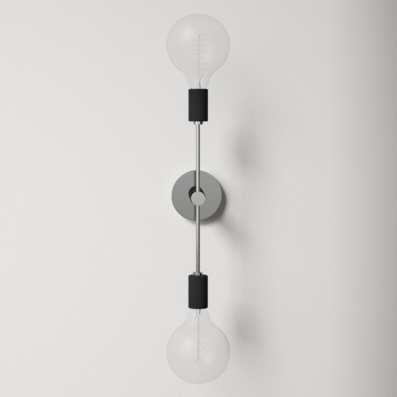 Christopher Armed Sconce, Polished Nickel