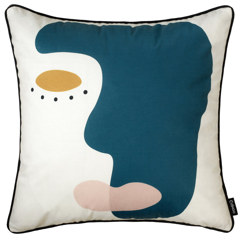 Abstract Square Throw Pillow Cover
