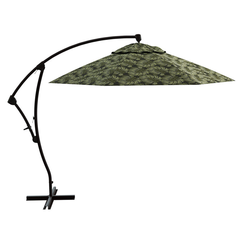 Parasol en porte-à-faux 9 pi 4 po, Palm Hunter - Pacifica Premium