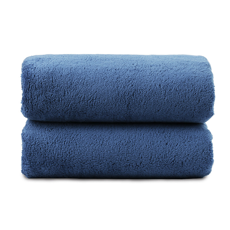 CoralFle1-20210603 Bath Towel, Navy