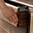 Retro solid wood storage sideboard-309584810