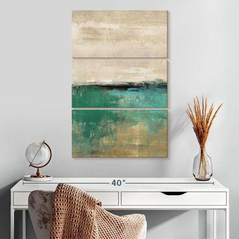 Avery Spring Valley Teal, 32" H x 20" W