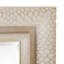 Indo Rectangle Solid Wood Beveled Mirror