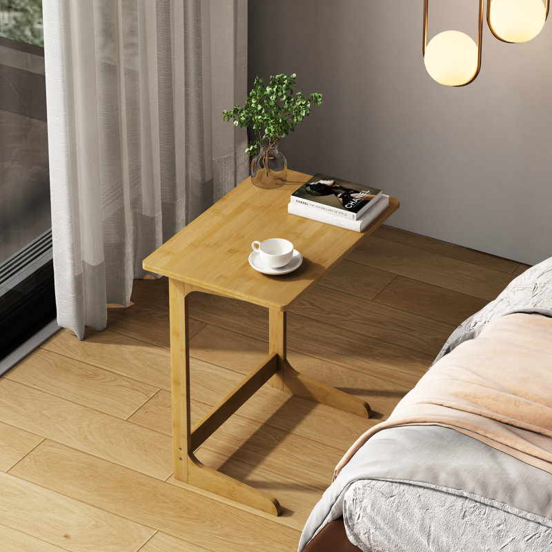 Table-plateau en bambou Arkley, Naturel