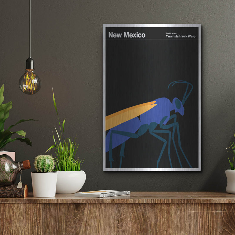 "State Posters Nouveau-Mexique" par Print Collection, H 16 po x l 12 po