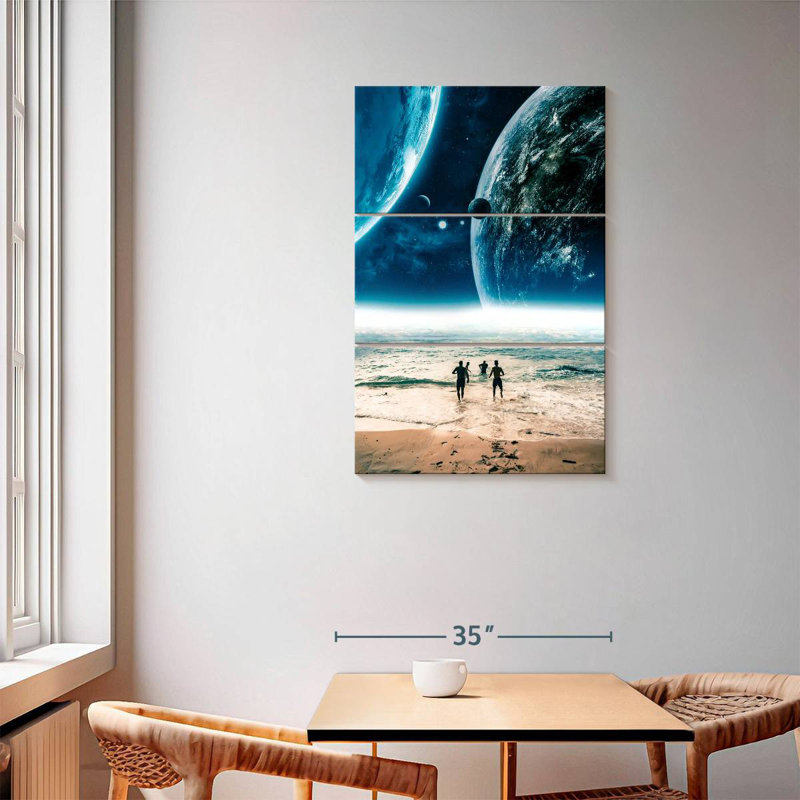 Kelan Lifes A Beach, 57" H x 36" W