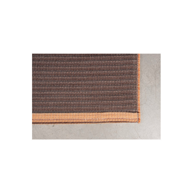 Waves Wool Striped Area Rug, Rectangle 5'7" x 7'10"