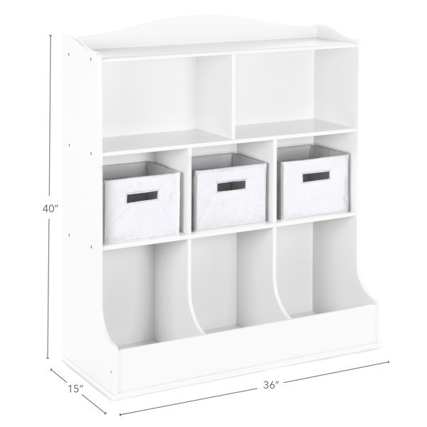 Kids' Toy Storage Organizer - White – Guidecraft