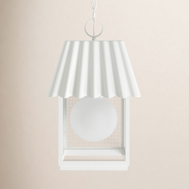Godin Outdoor Hanging Lantern, Shelter White