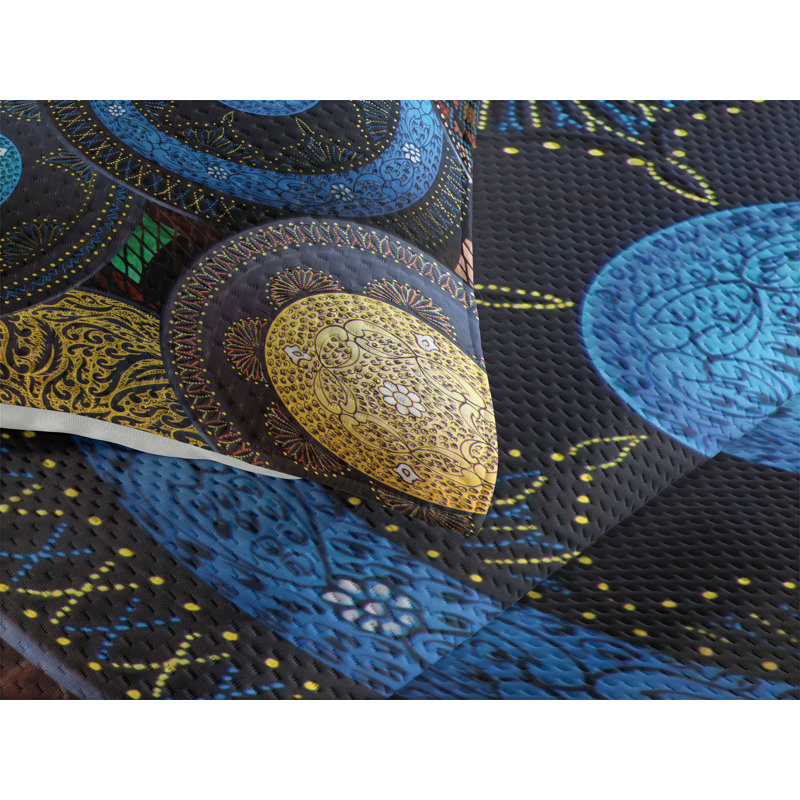 Eclectic Polyester Coverlet