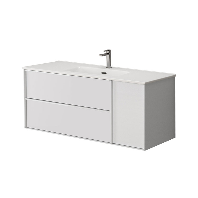 Palma 32'' W Single Vanity, Matte White, 48"