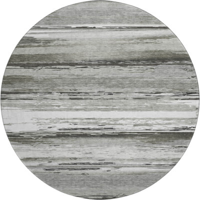 Premium Machine Washable Mayfield AMF2243 Striped Rug