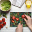 Multicolore planche à découper en verre trempé Ambesonne Hipster