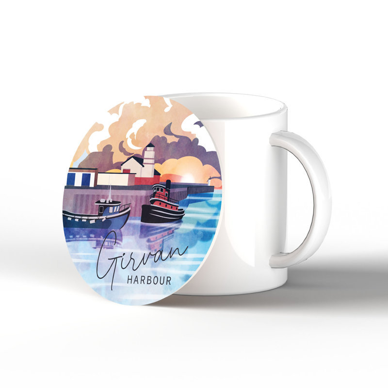 Sumpter Ceramic Round 1 Piece Coaster