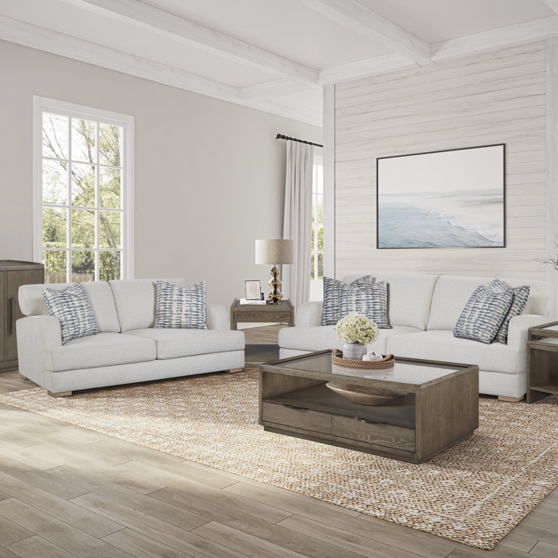 Marielle 88" Upholstered Sofa, Birch
